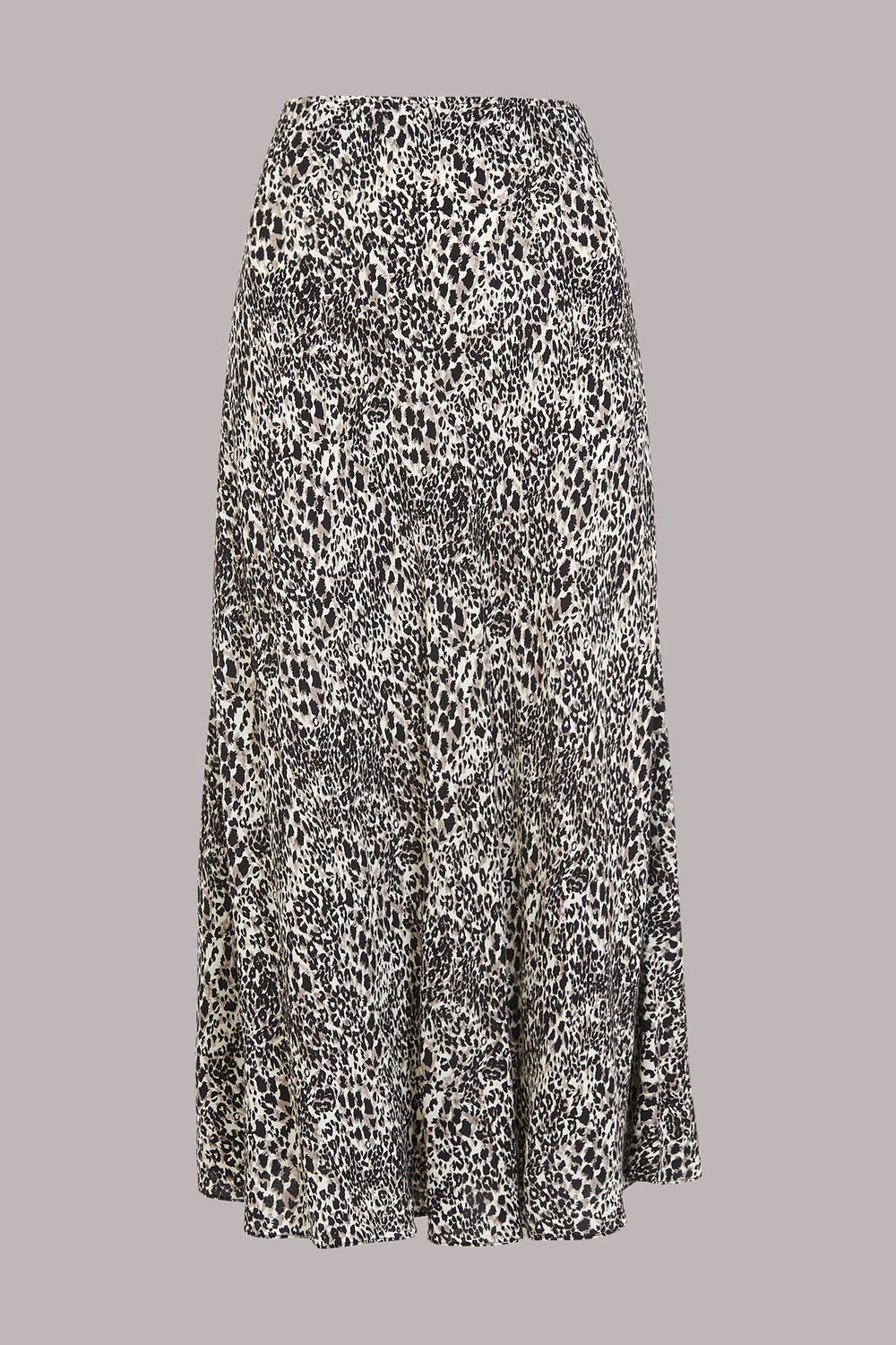 Micro Animal Bias Cut Skirt