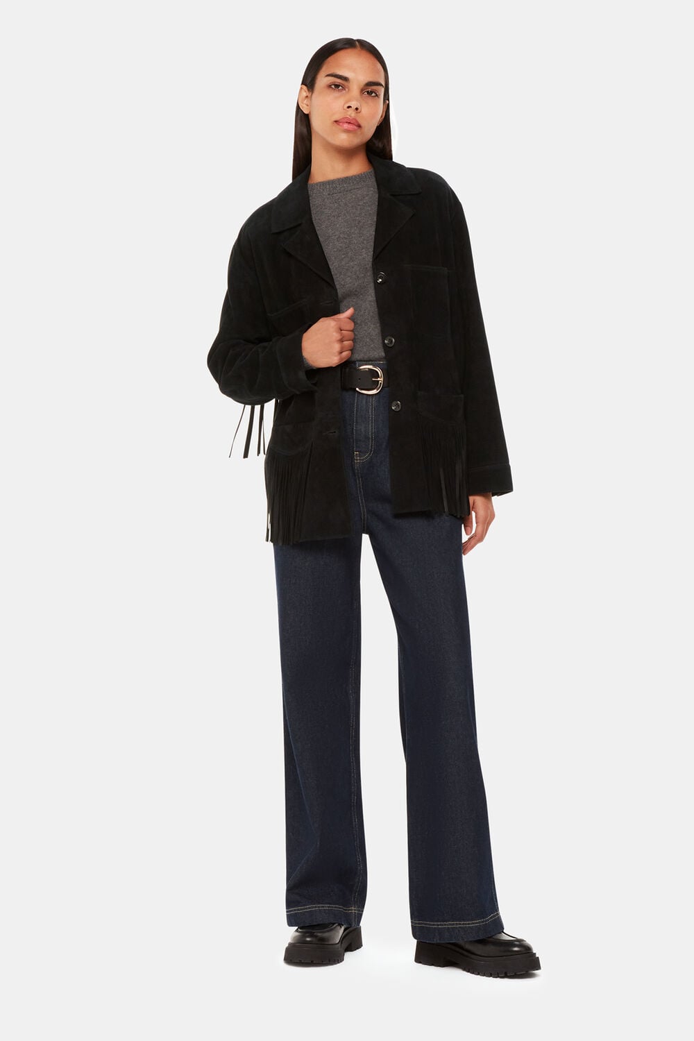 Lani Tassel Suede Jacket