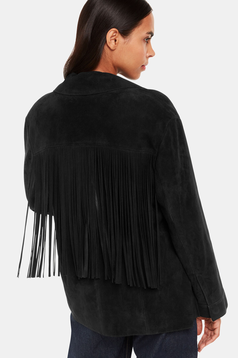 Lani Tassel Suede Jacket