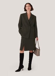 Natalie Wool Blend Skirt