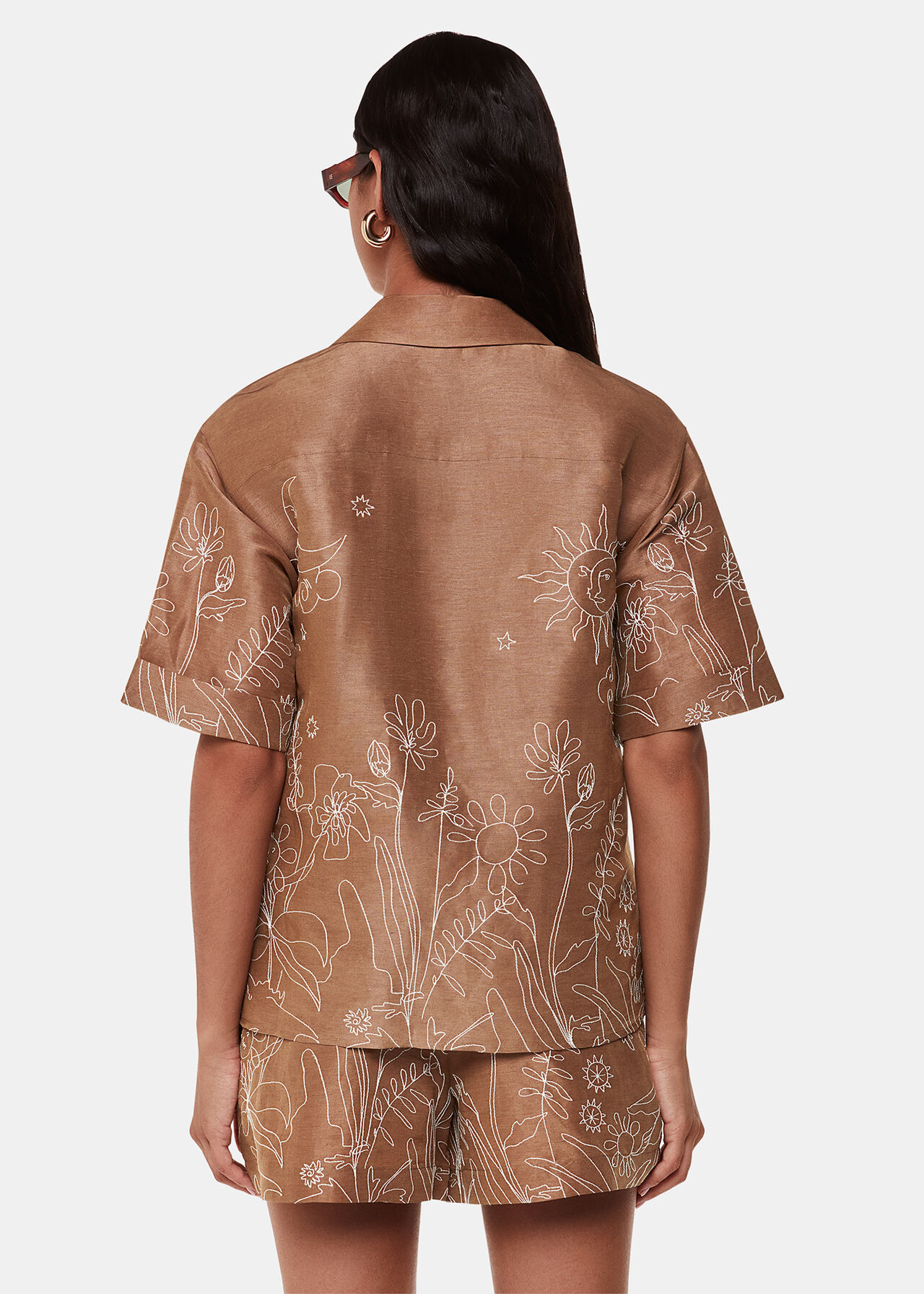 Embroidered Scribble Shirt