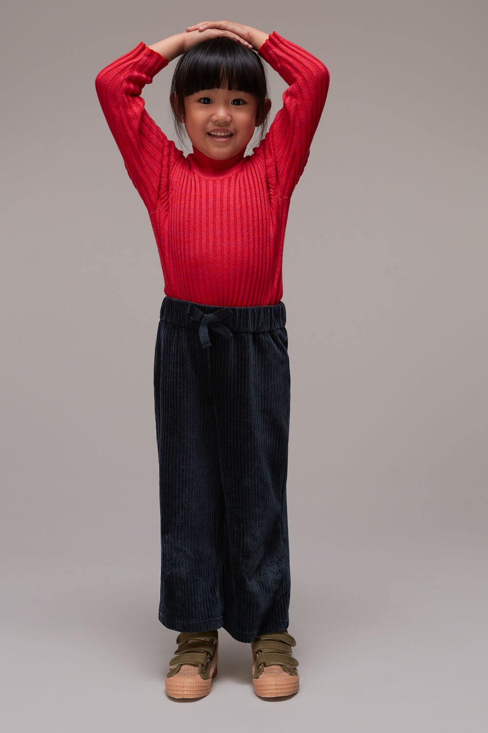 Navy Corduroy Pocket Trouser