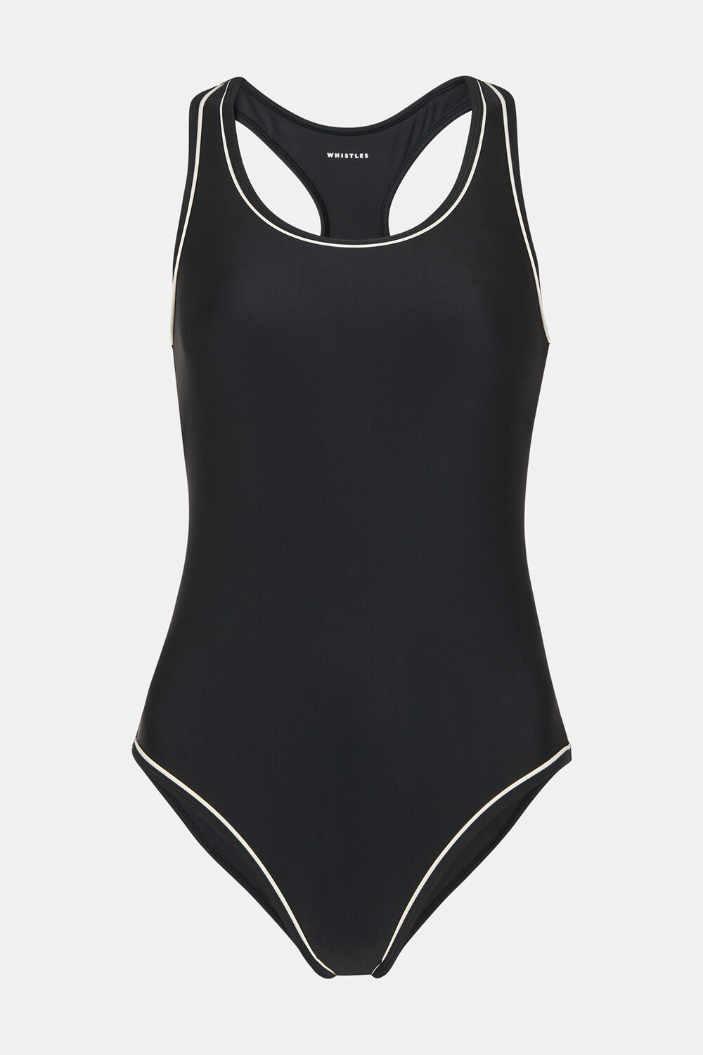 Black Piper Contrast Swimsuit