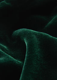 Velvet Flare Sleeve Dress