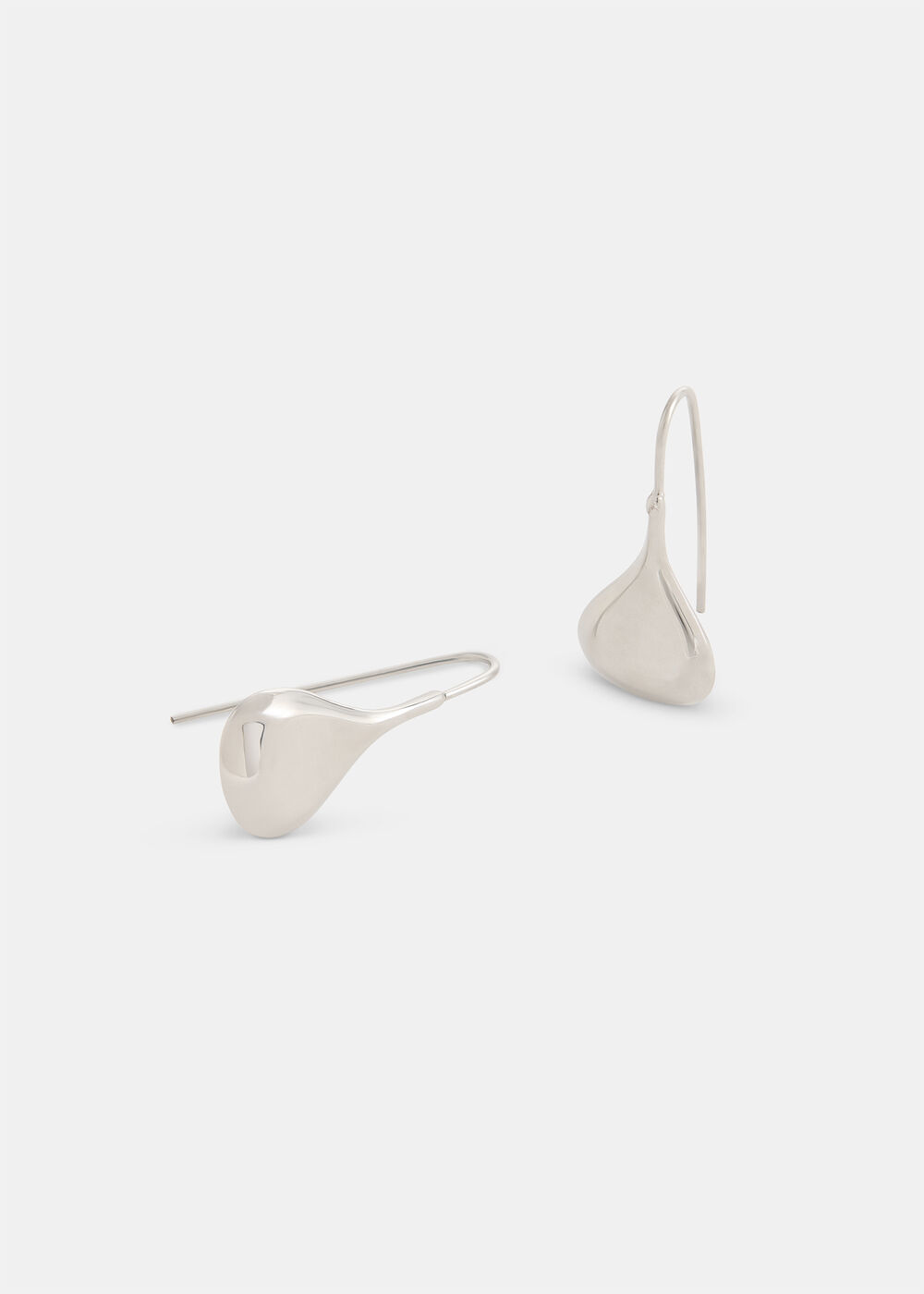 Flat Teardrop Wire Earring
