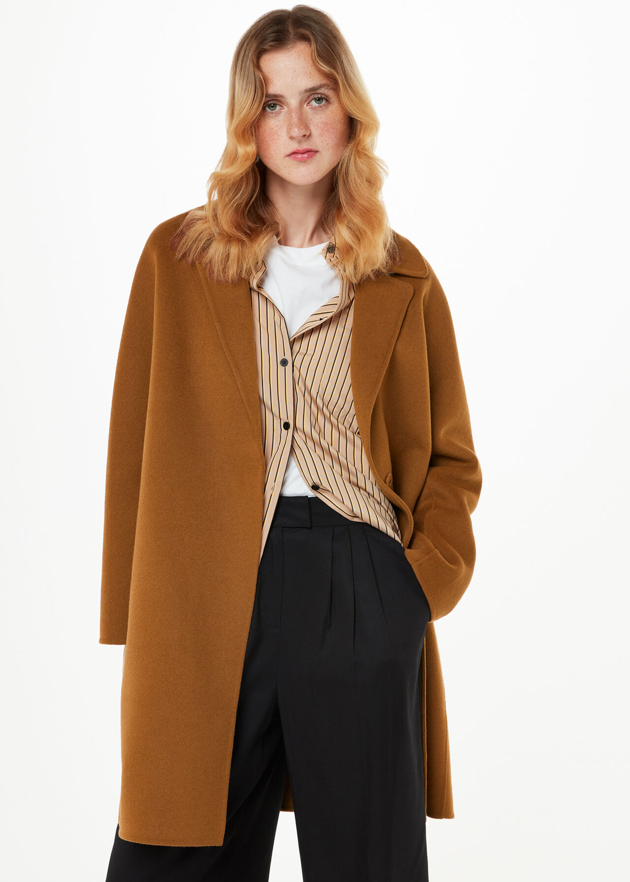 Julia Wool Double Faced Coat