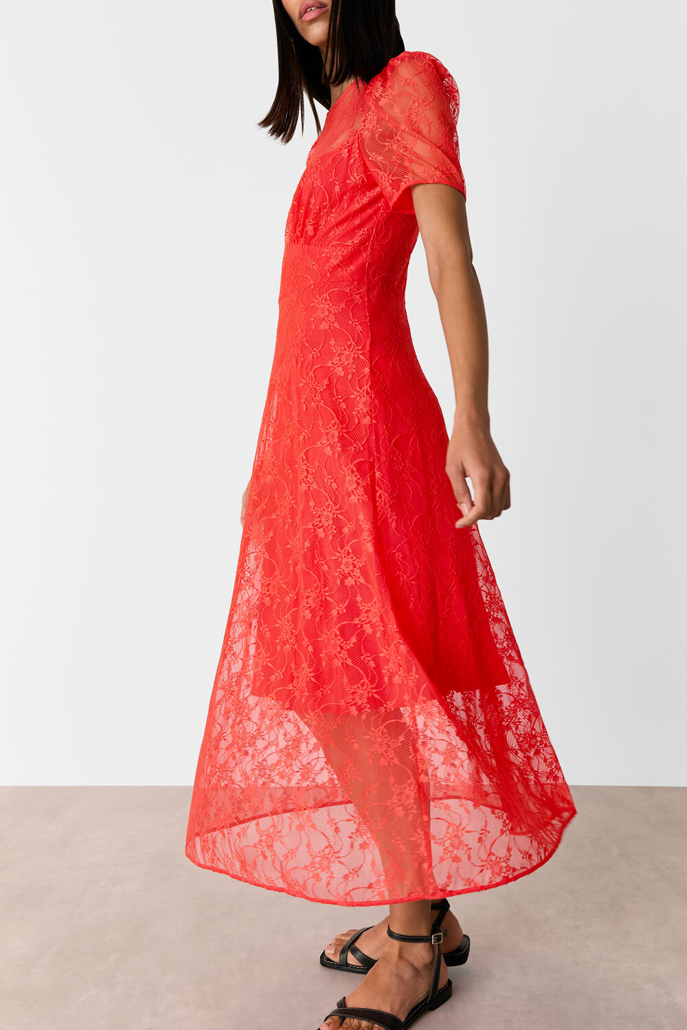 Fay Lace Midi Dress