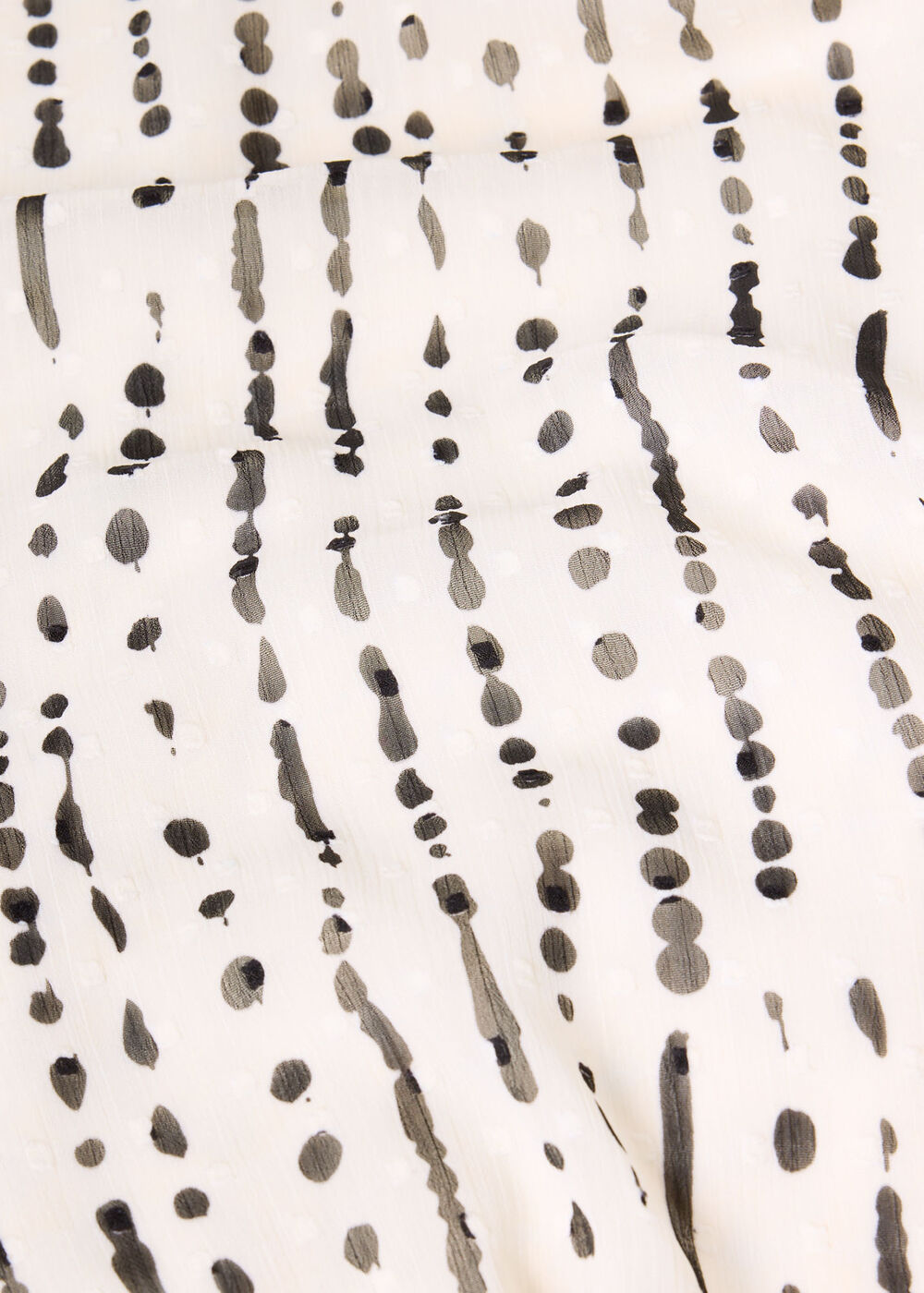 Dashed Spot Dobby Maxi Dress