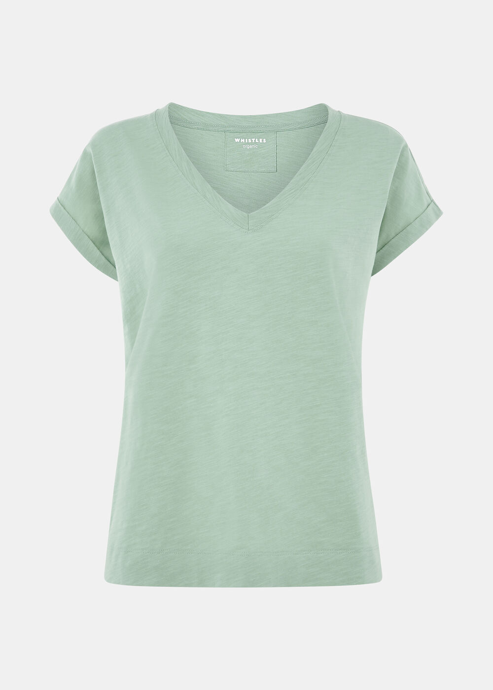 Willa V Neck Cap Sleeve Tee