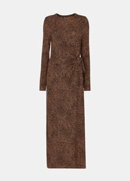 Petite Coffee Bean Tie Jersey Dress