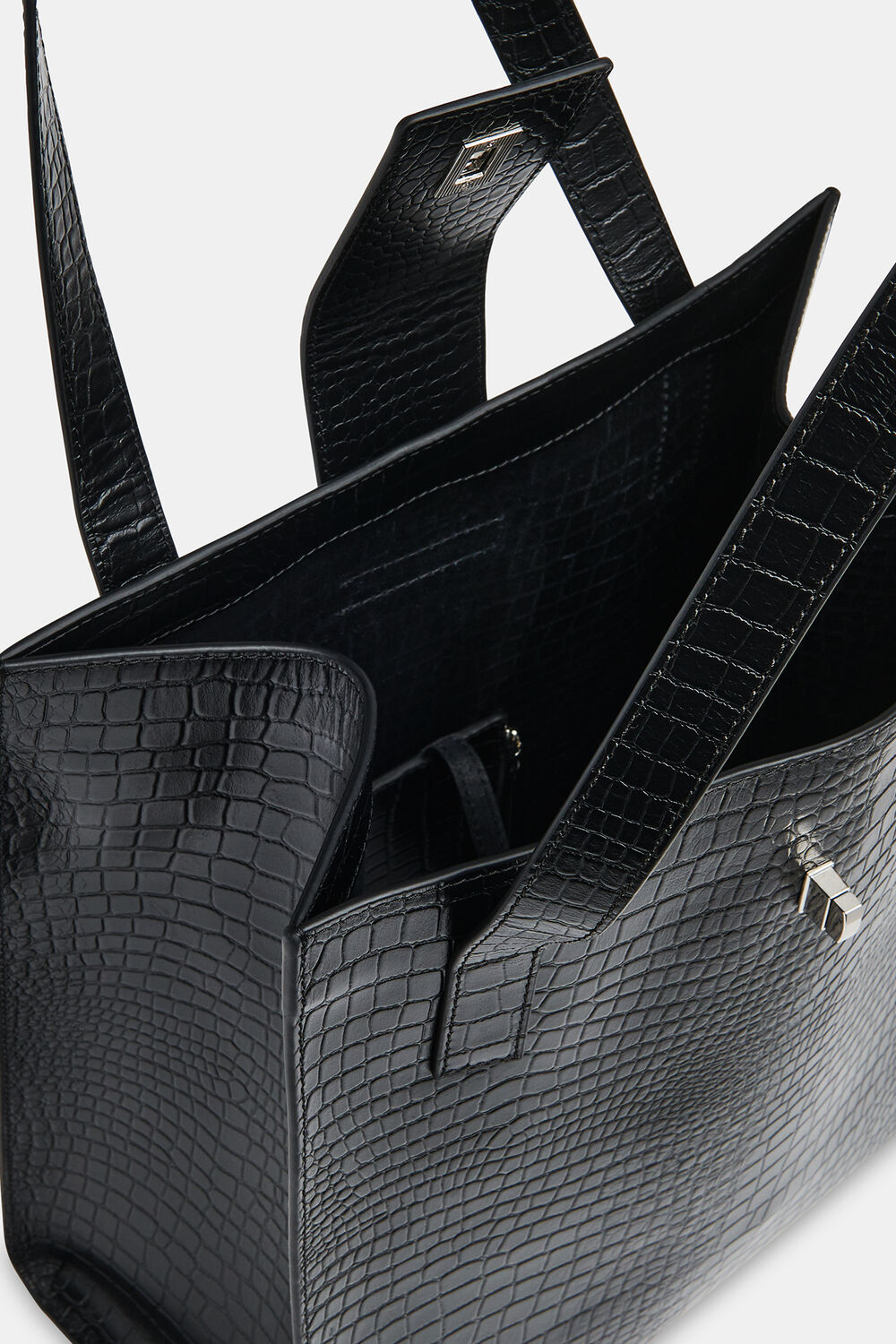 Black Inara Turn Lock Bag