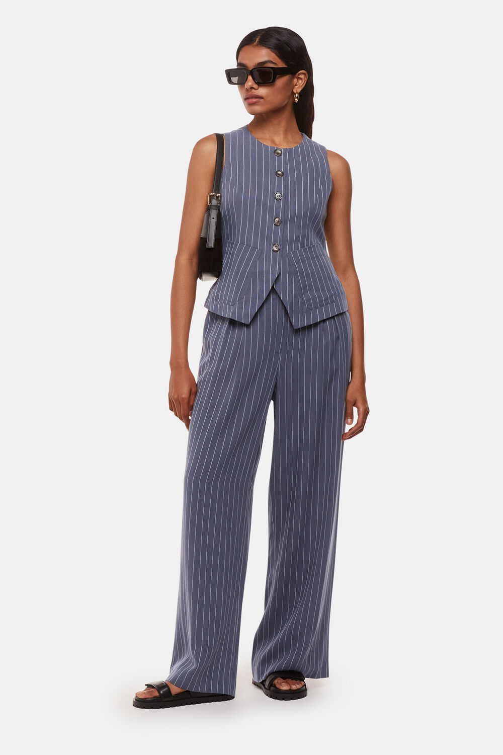 Petite Lottie Pinstripe Trouser