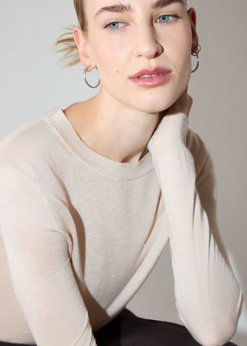 Neutral Annie Sparkle Crew Neck