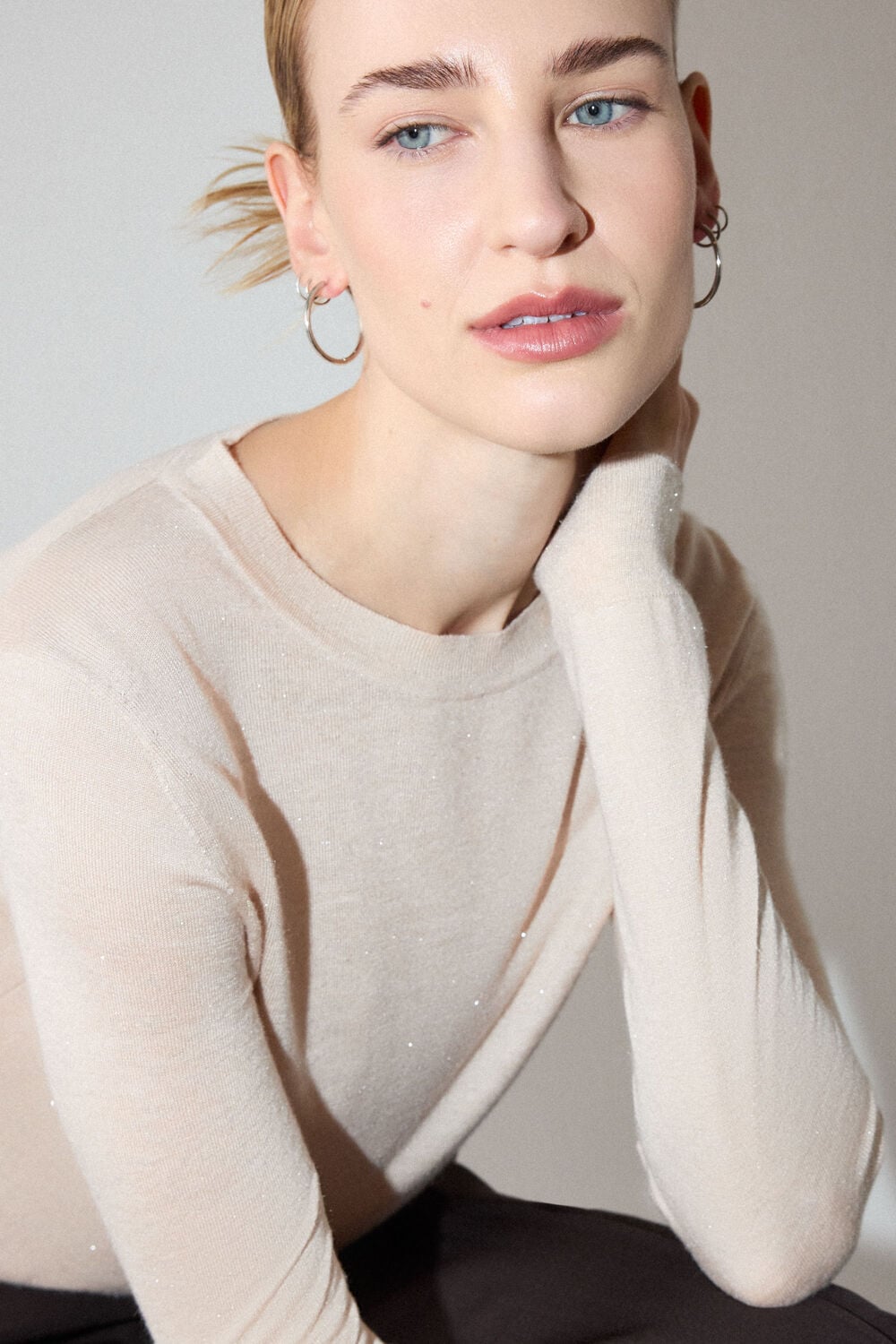 Neutral Annie Sparkle Crew Neck