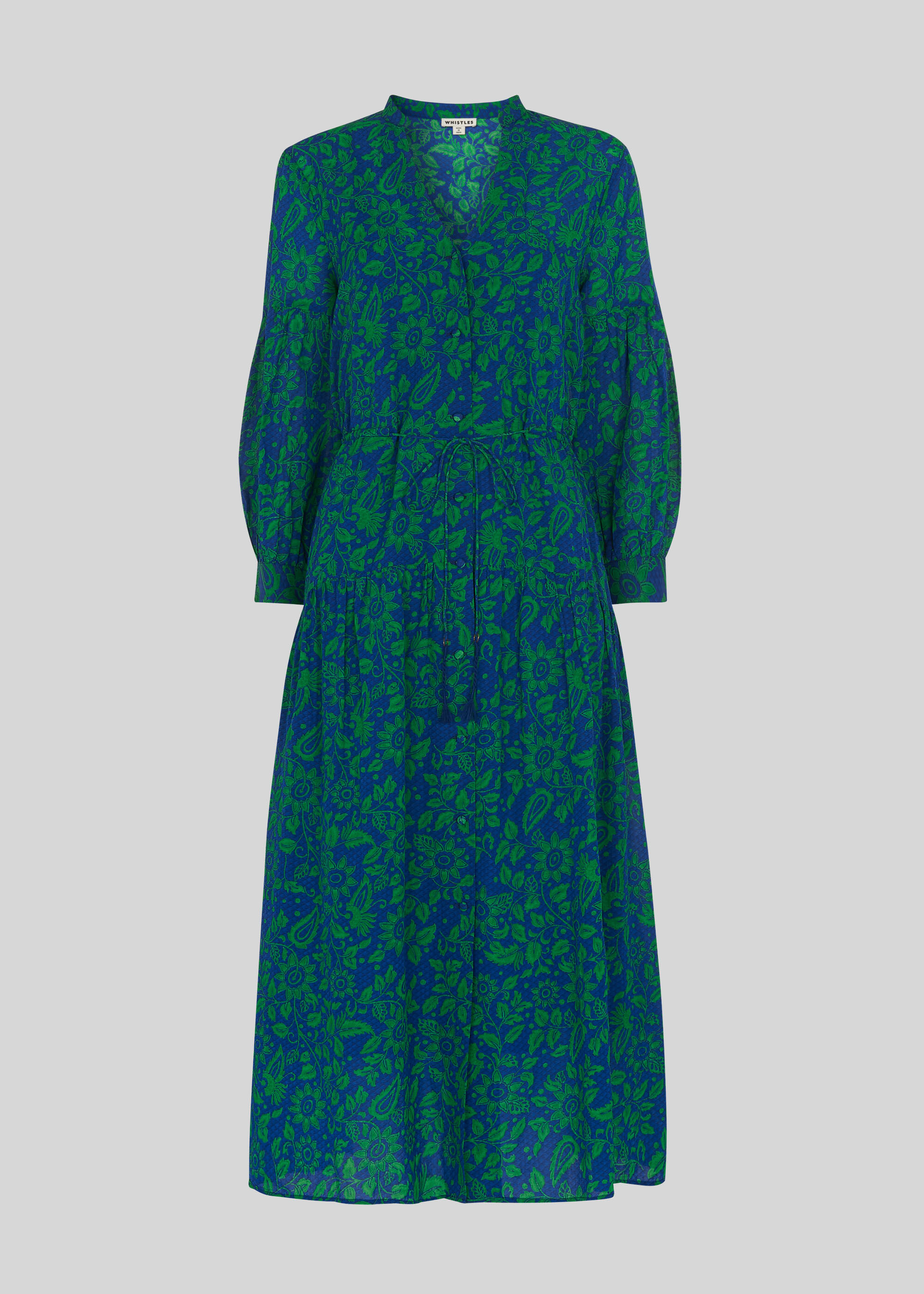 Whistles devina henna deals print dress