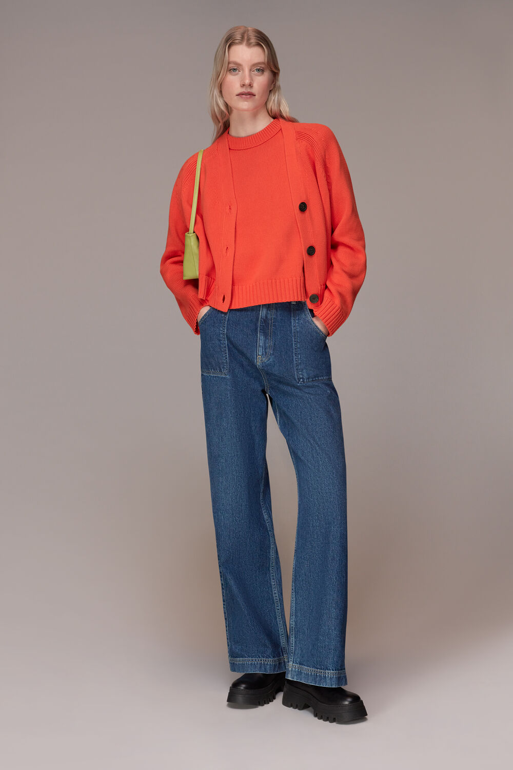 Karine Rib Detail Cardigan