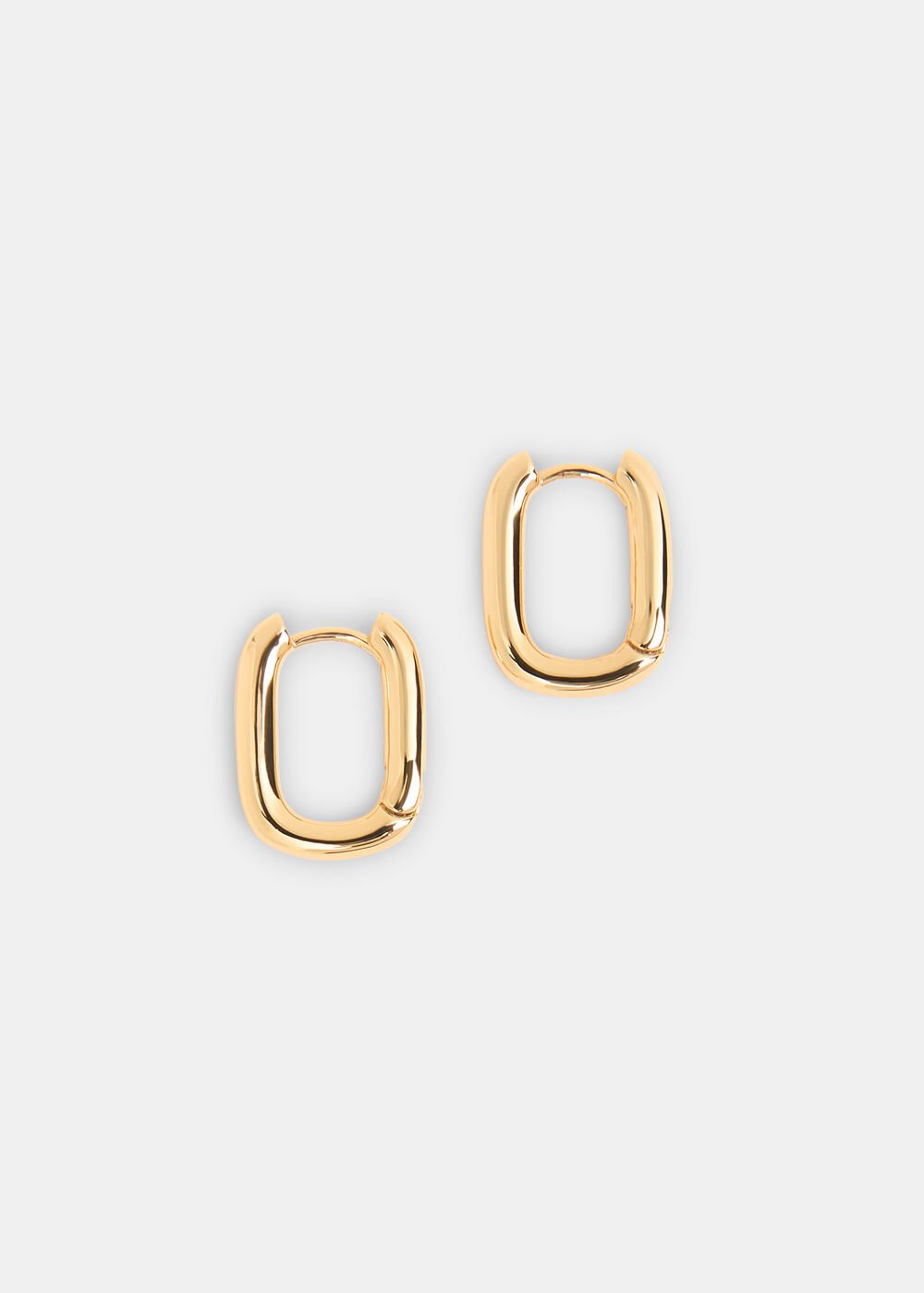 Rectangular Huggie Earring