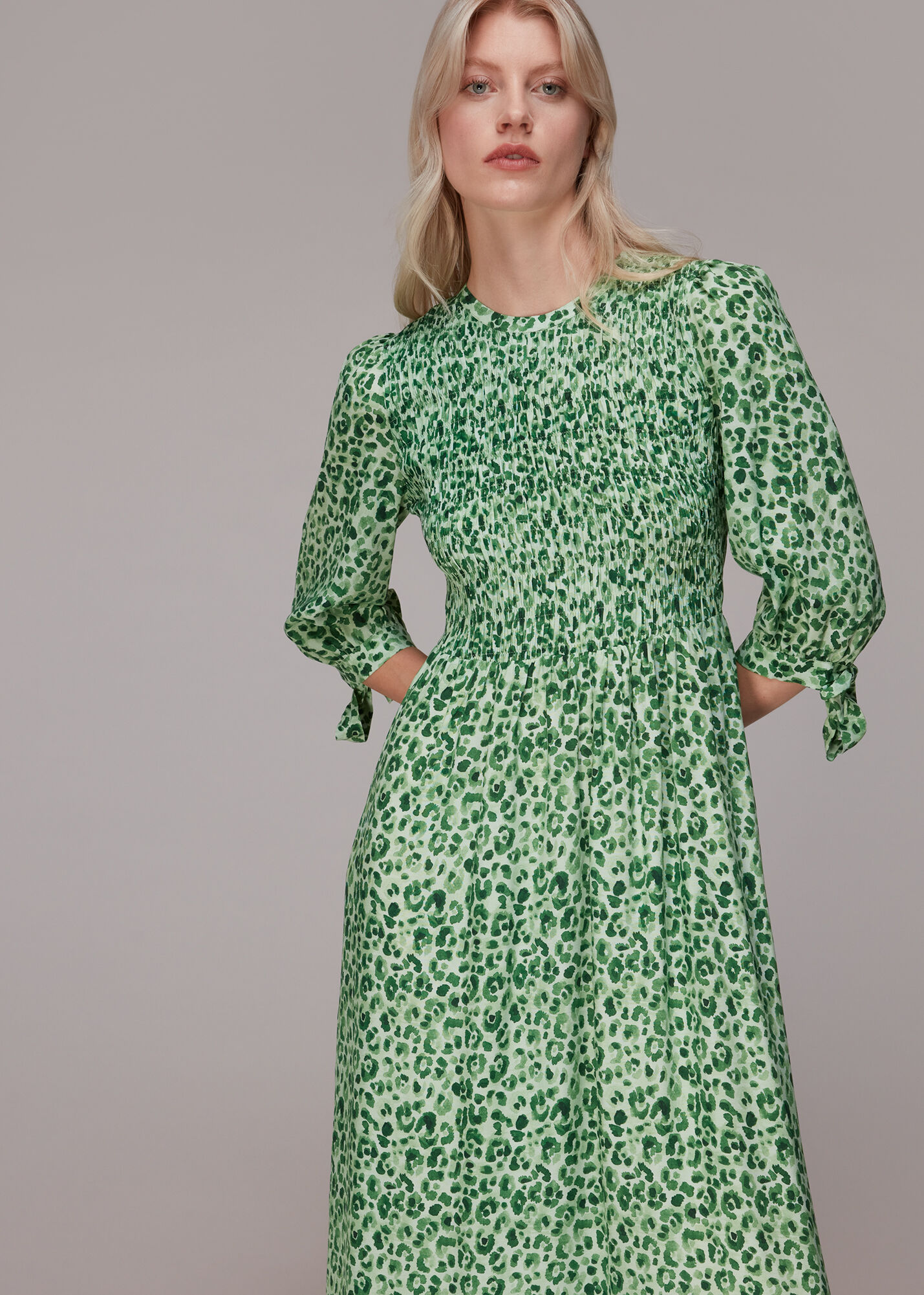 Whistles online cheetah dress