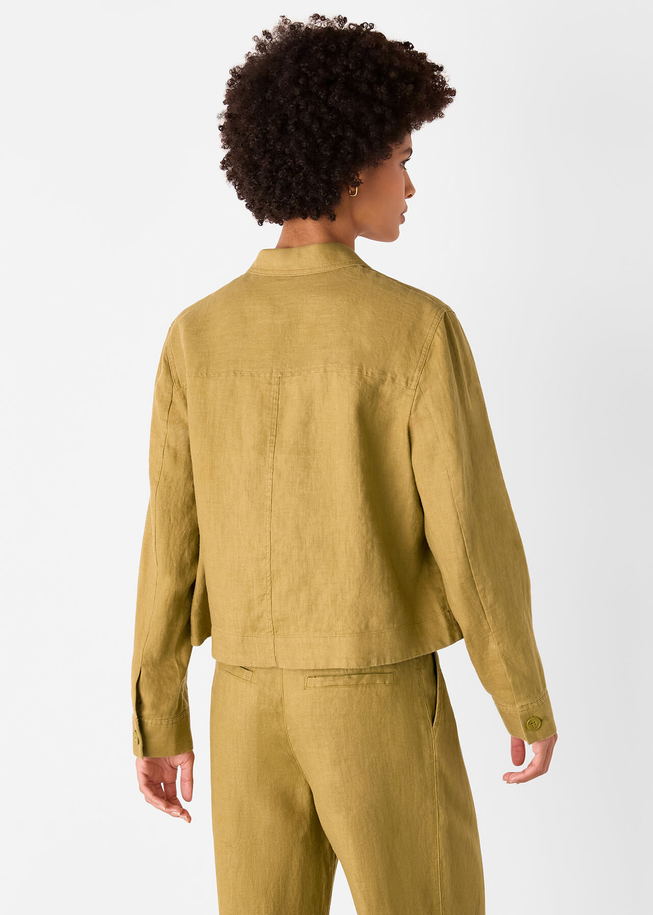 Olive Linen Coord