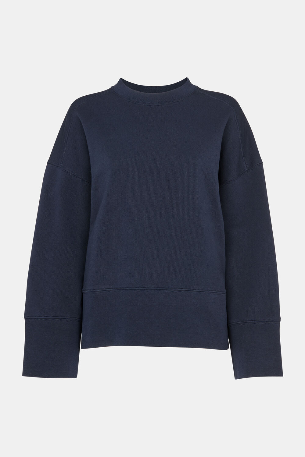 Rib Cuff Detail Jersey Sweat