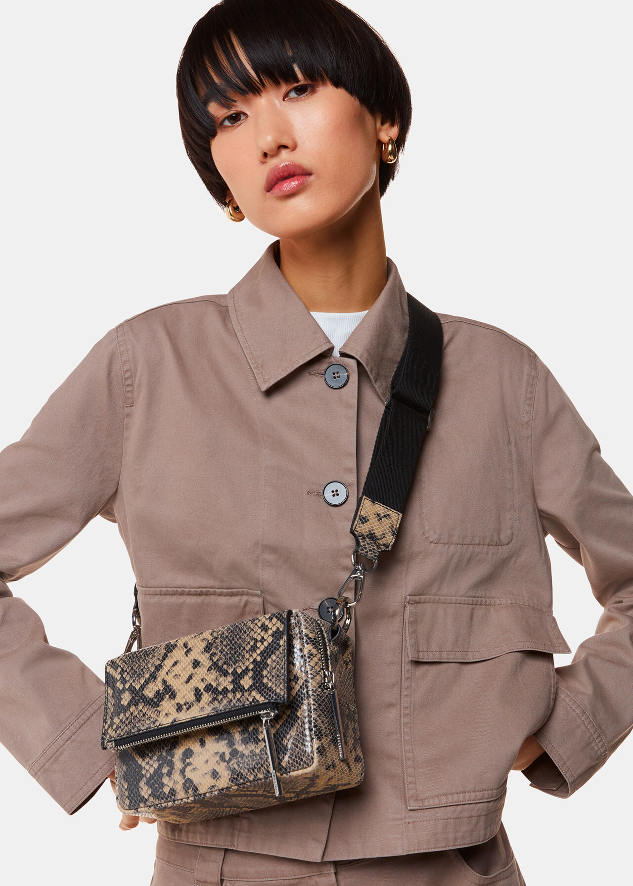 Bibi Snake Crossbody Bag
