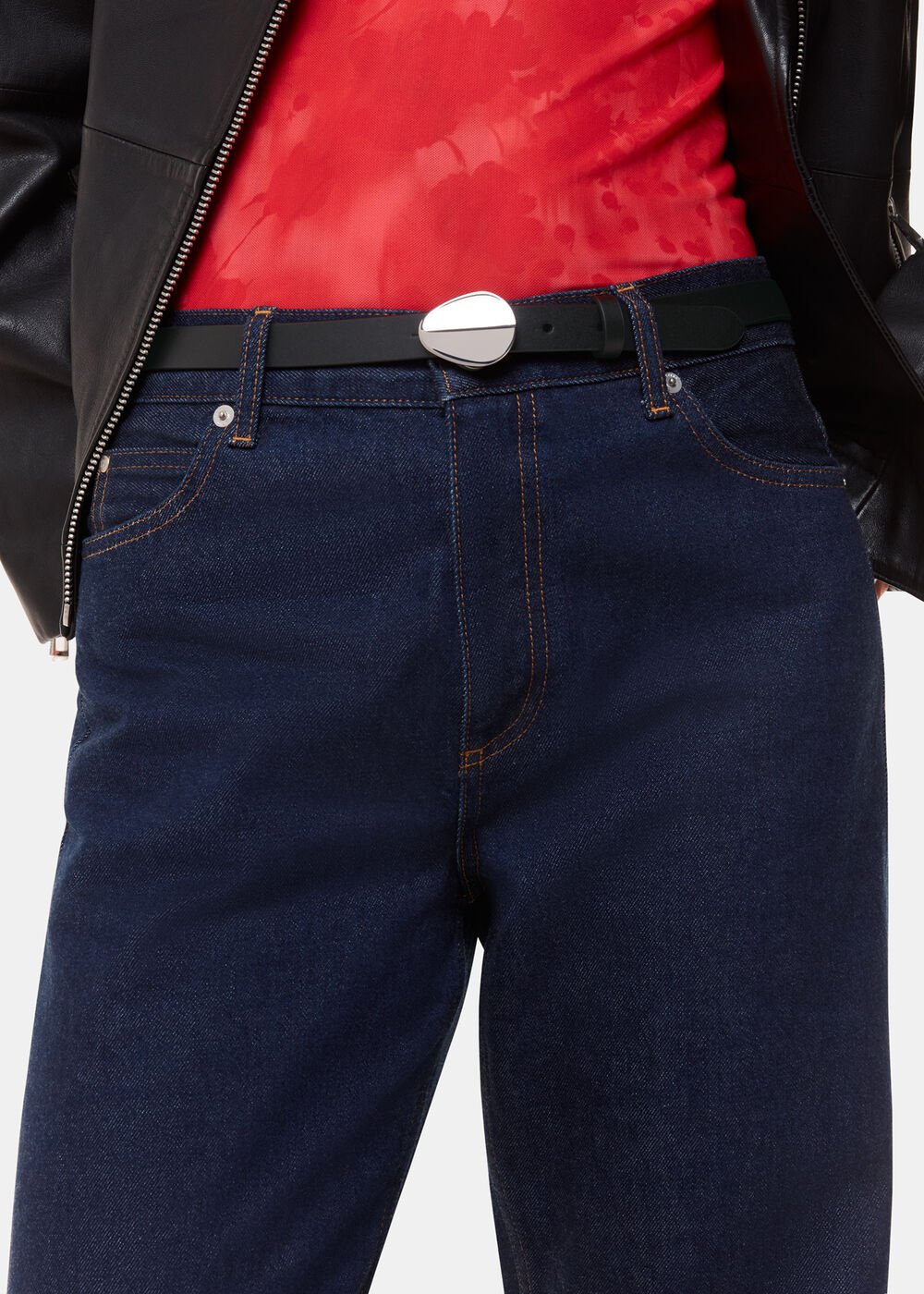 Oval Buckle Belt