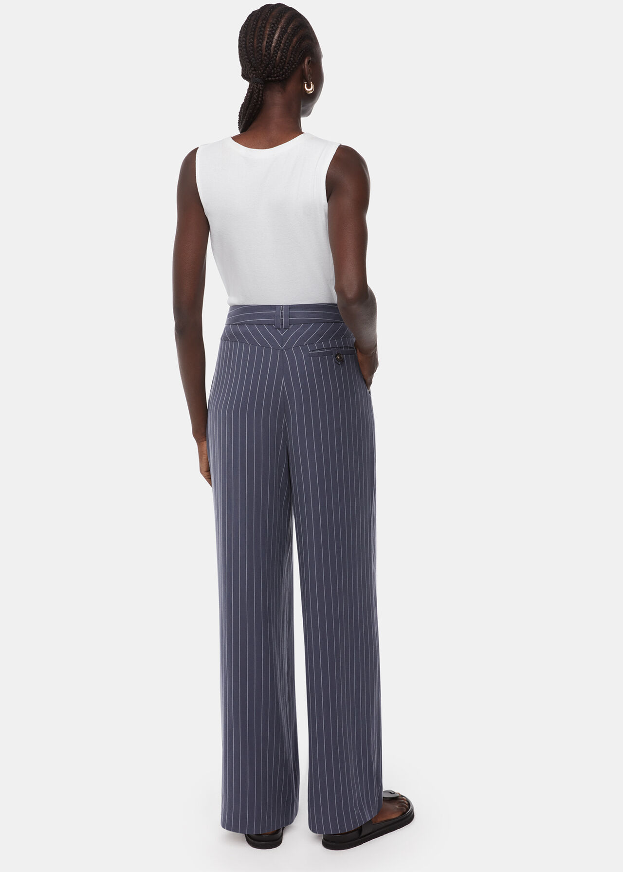 Lottie Pinstripe Trouser