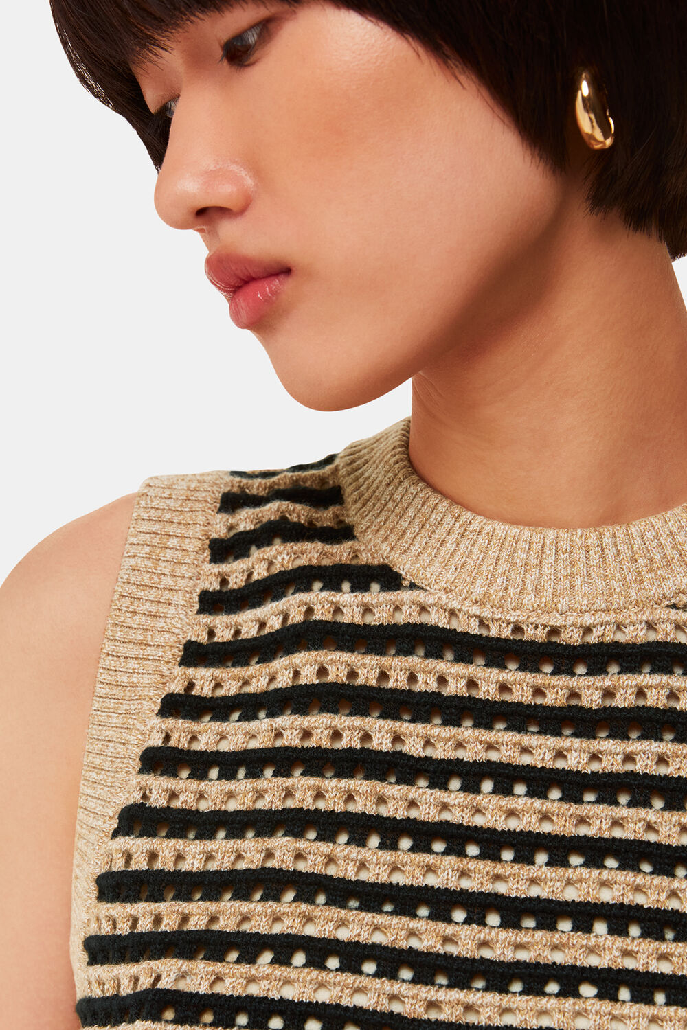 Crochet Stripe Tank