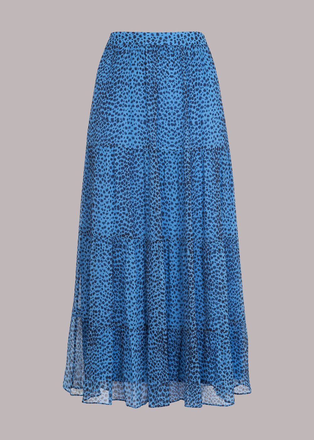 Gradient Animal Print Skirt