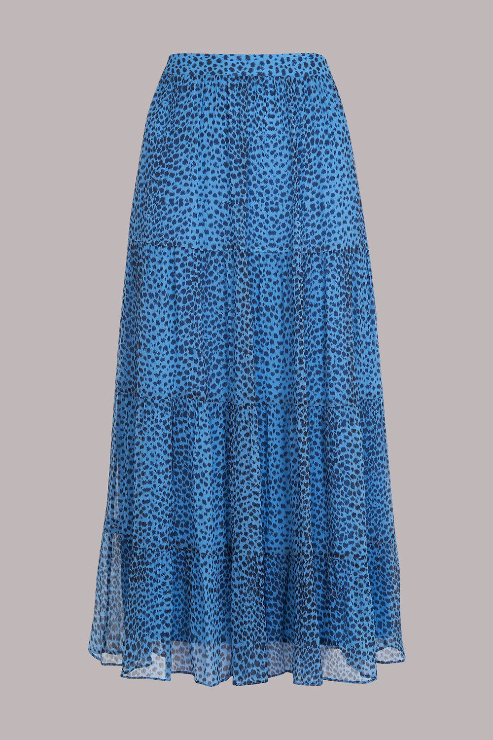 Gradient Animal Print Skirt