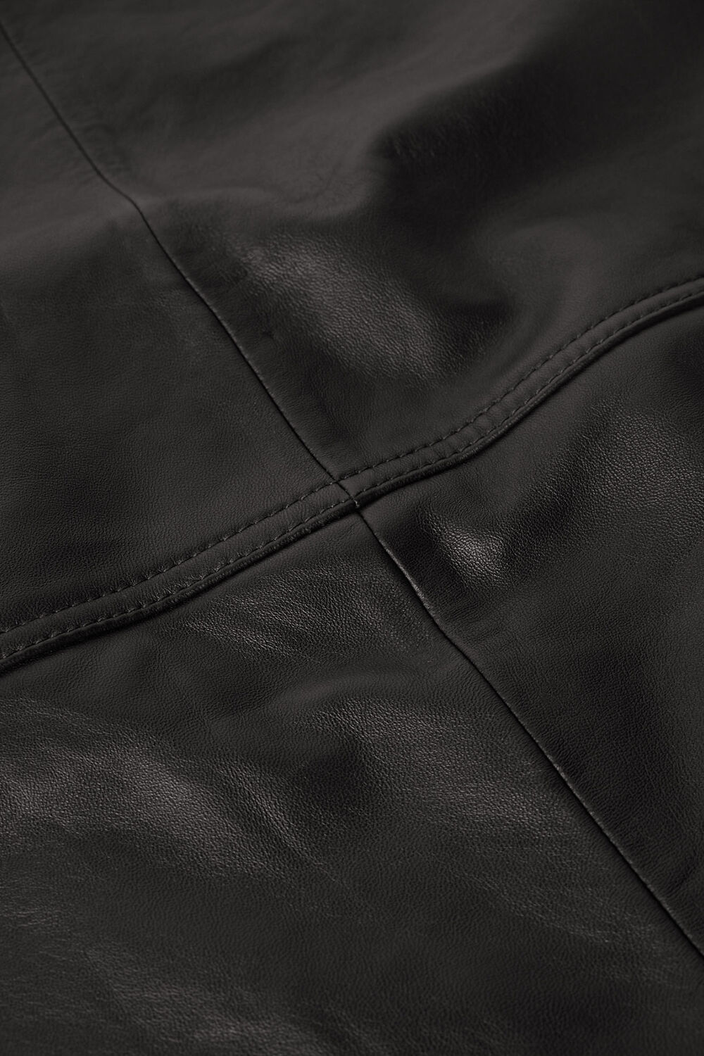 Jamie Leather Midi Skirt