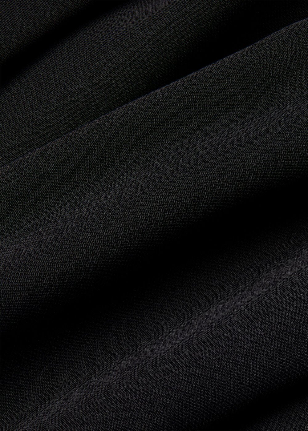 Lace Detail Crepe Mini Dress