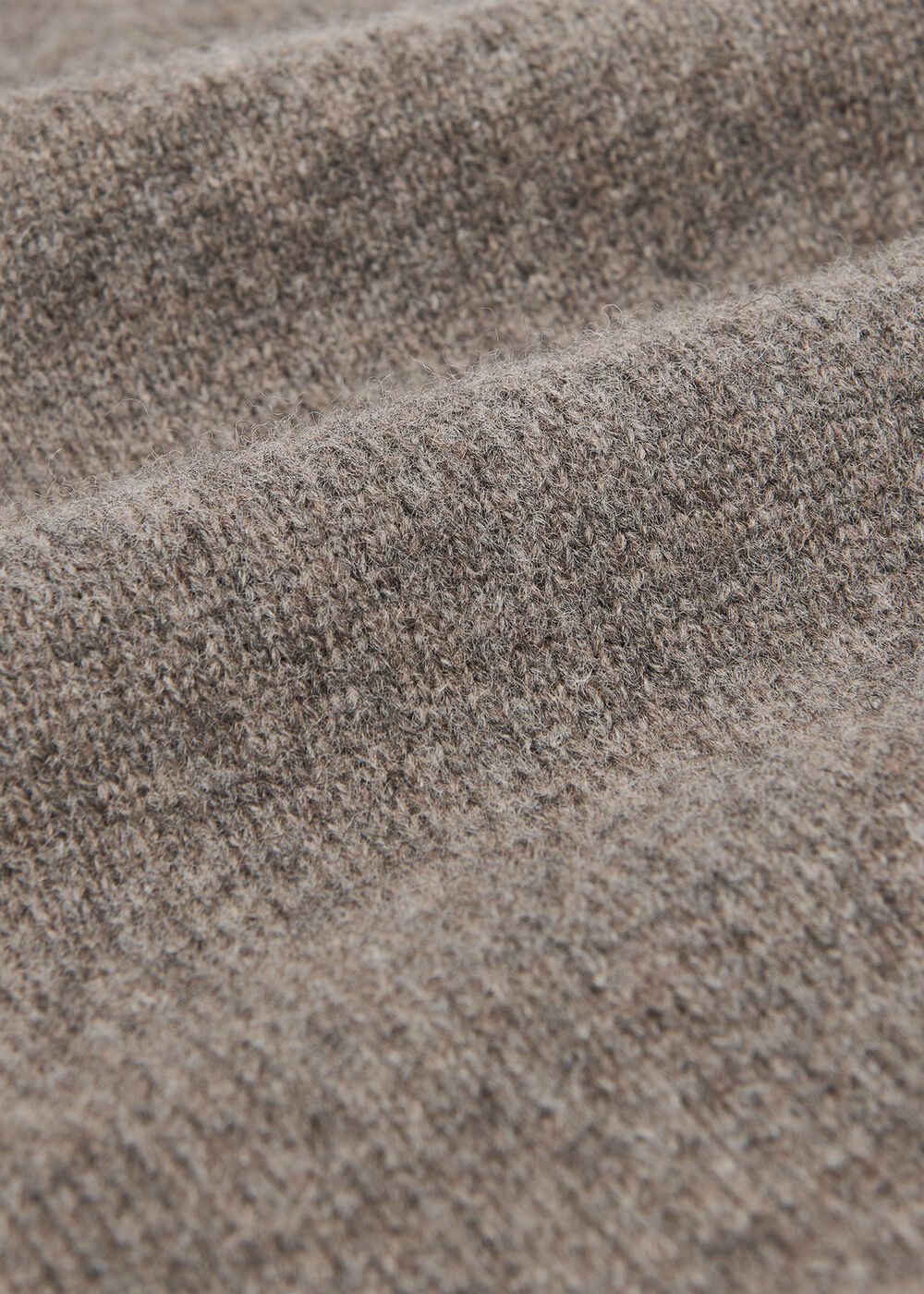 Petite Funnel Neck Wool Mini Dress