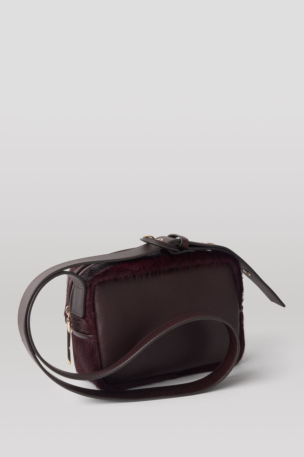 Plum Bibi Hair-On Crossbody Bag