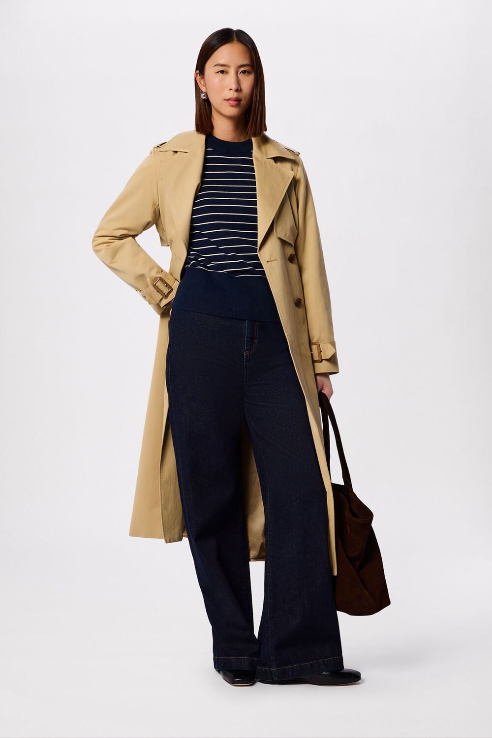Navy Classic Stripe Cotton Knit