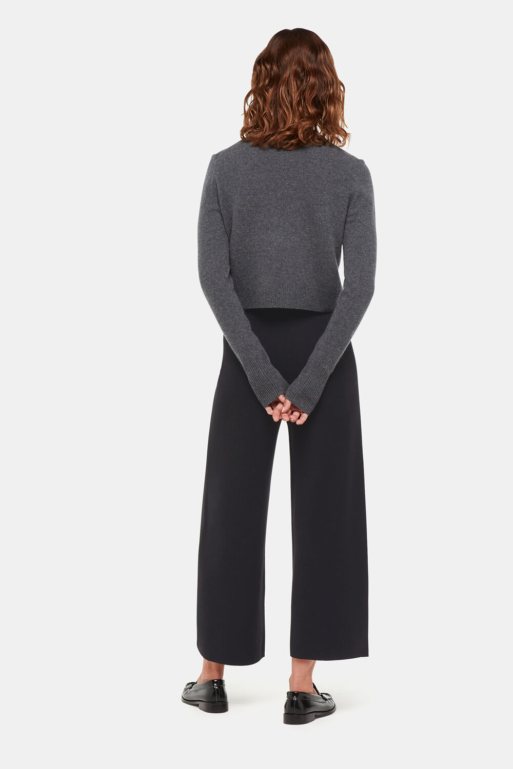 Knitted Wide Leg Trouser