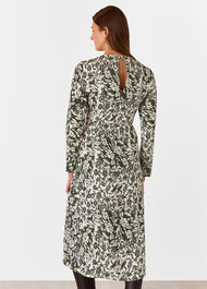 Cut Stems Ruched Side Dress