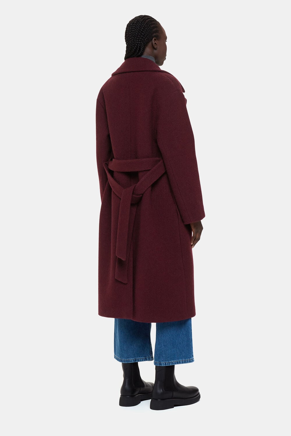 Lorna Wrap Wool Coat
