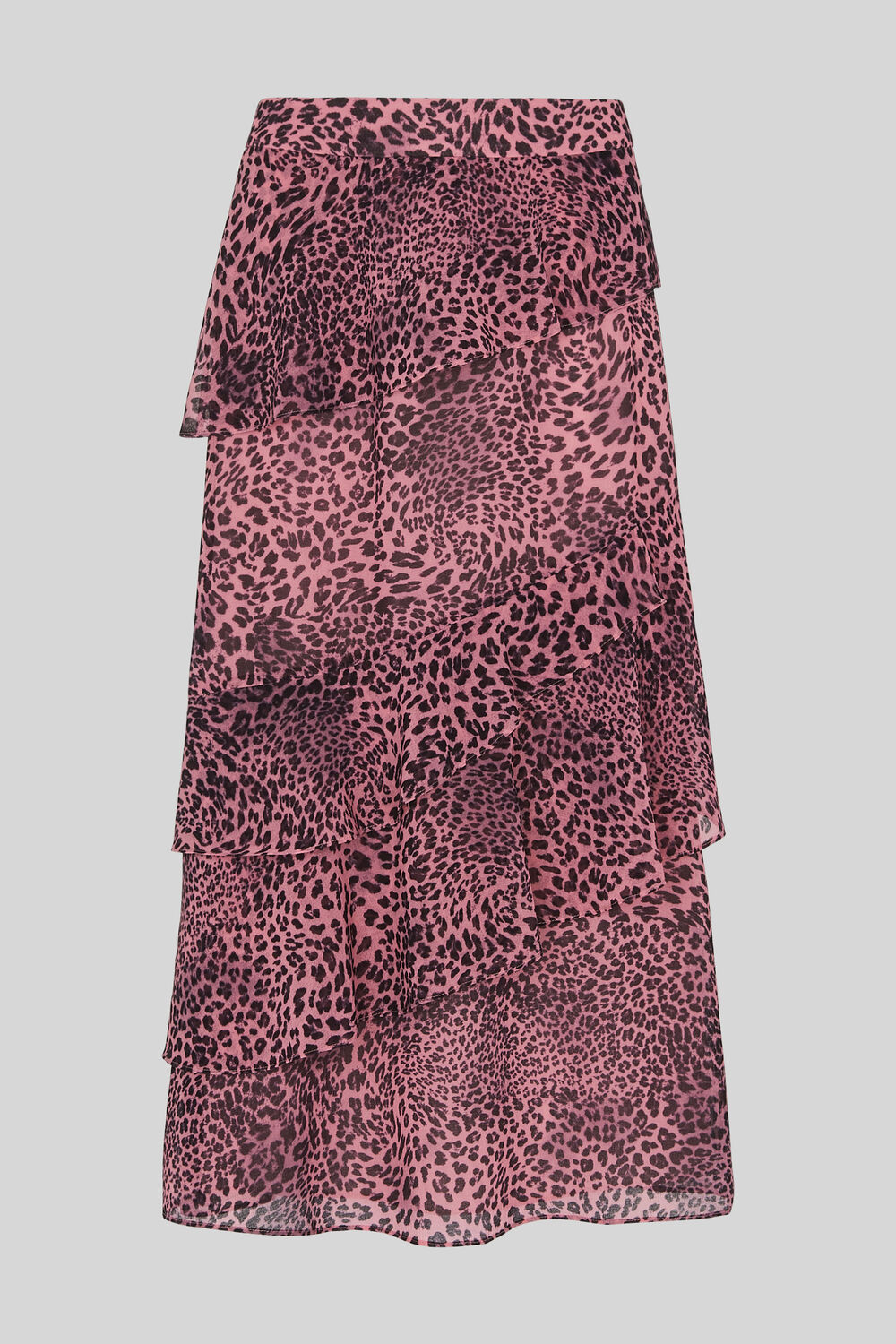 Wild Cat Print Skirt Pink/Multi
