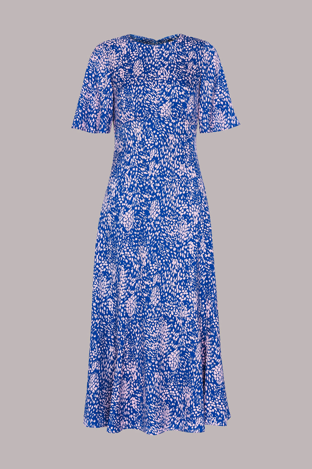 Lively Animal Print Midi Dress