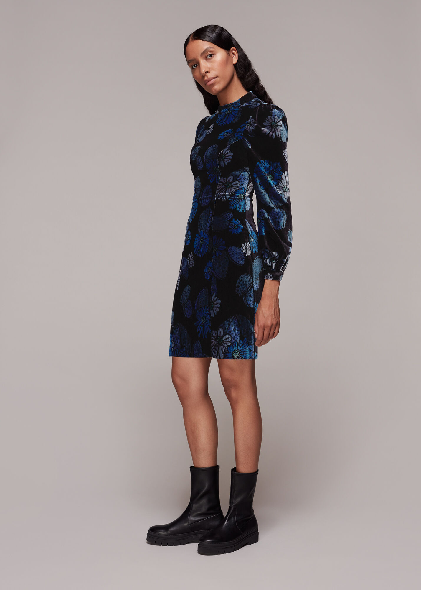 Whistles clearance velvet dress