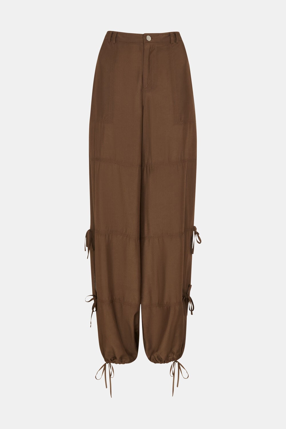 Chocolate Tie Detail Pants&nbsp;