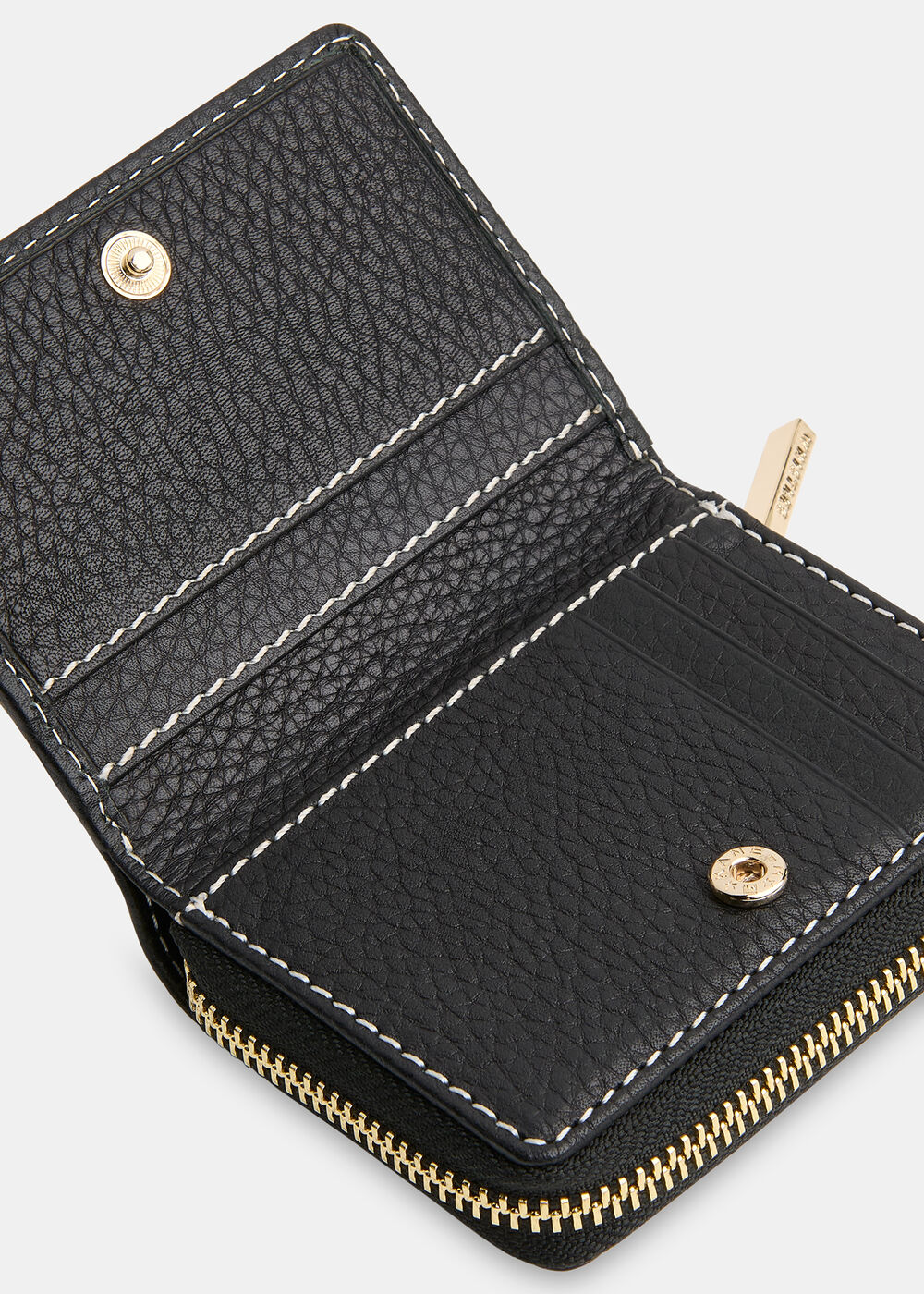 Koa Contrast Stitch Purse