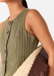 Petite Lottie Pinstripe Waistcoat