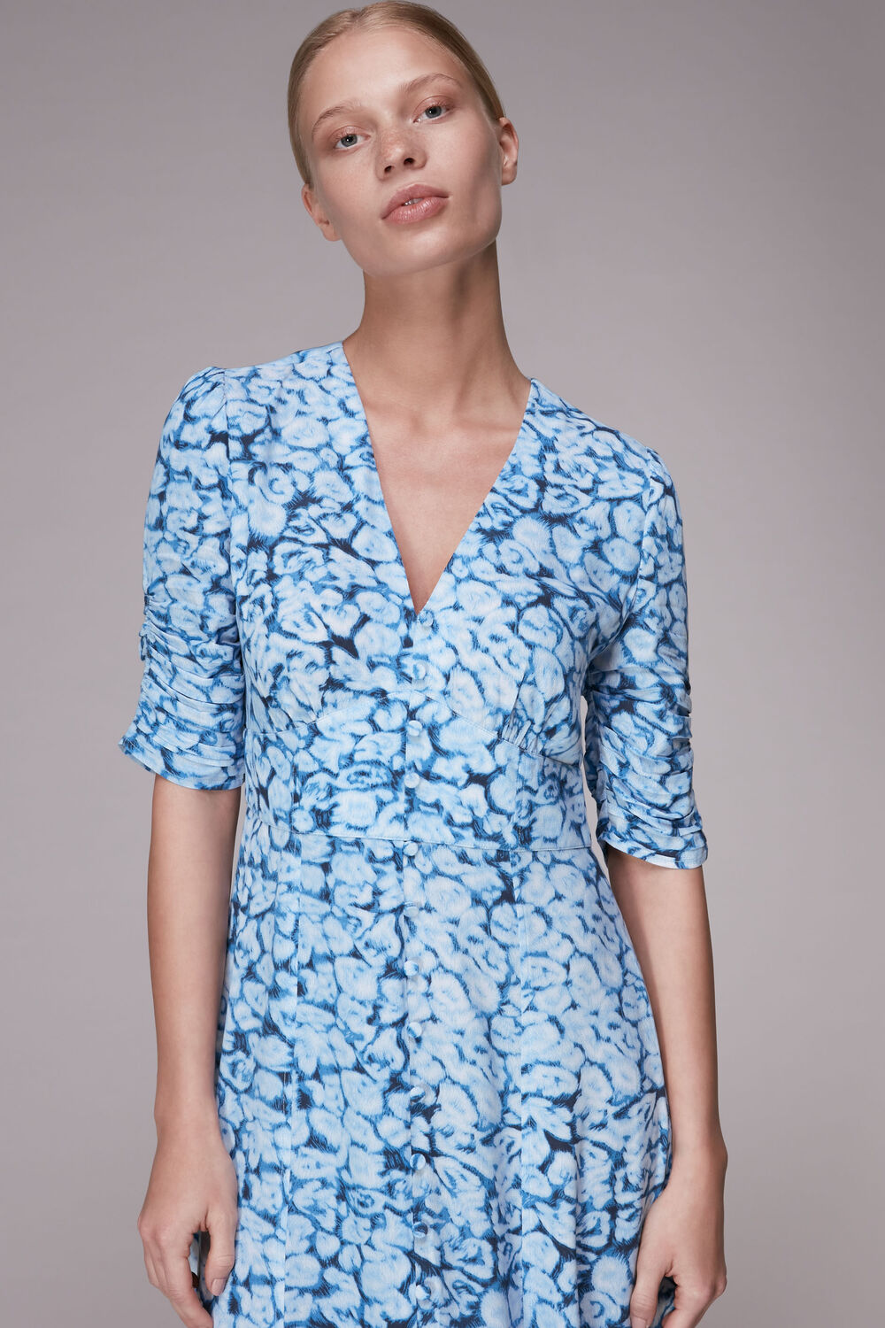 Clouded Leopard Midi Dress