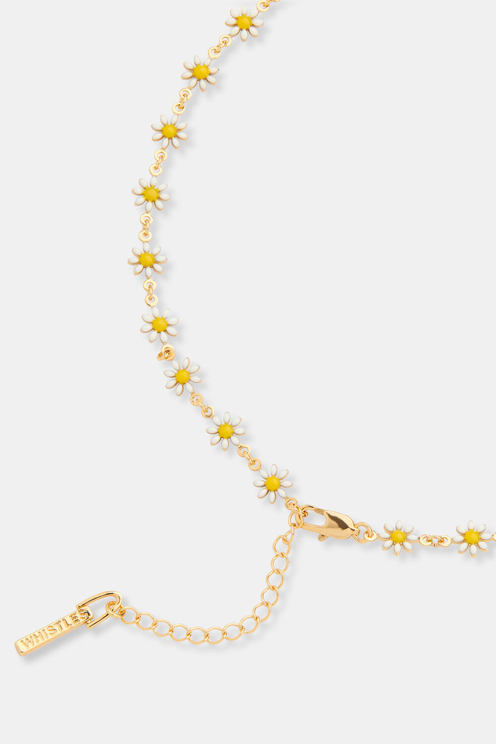 Enamel Daisy Chain Necklace