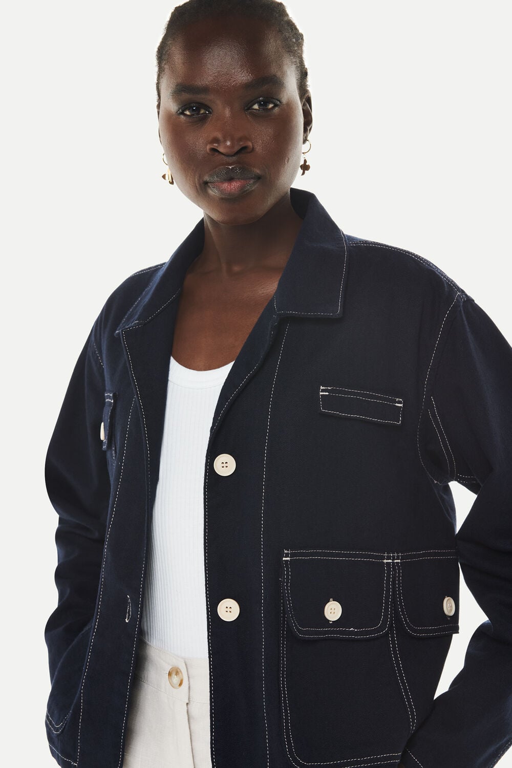 Cassie Cargo Pocket Jacket