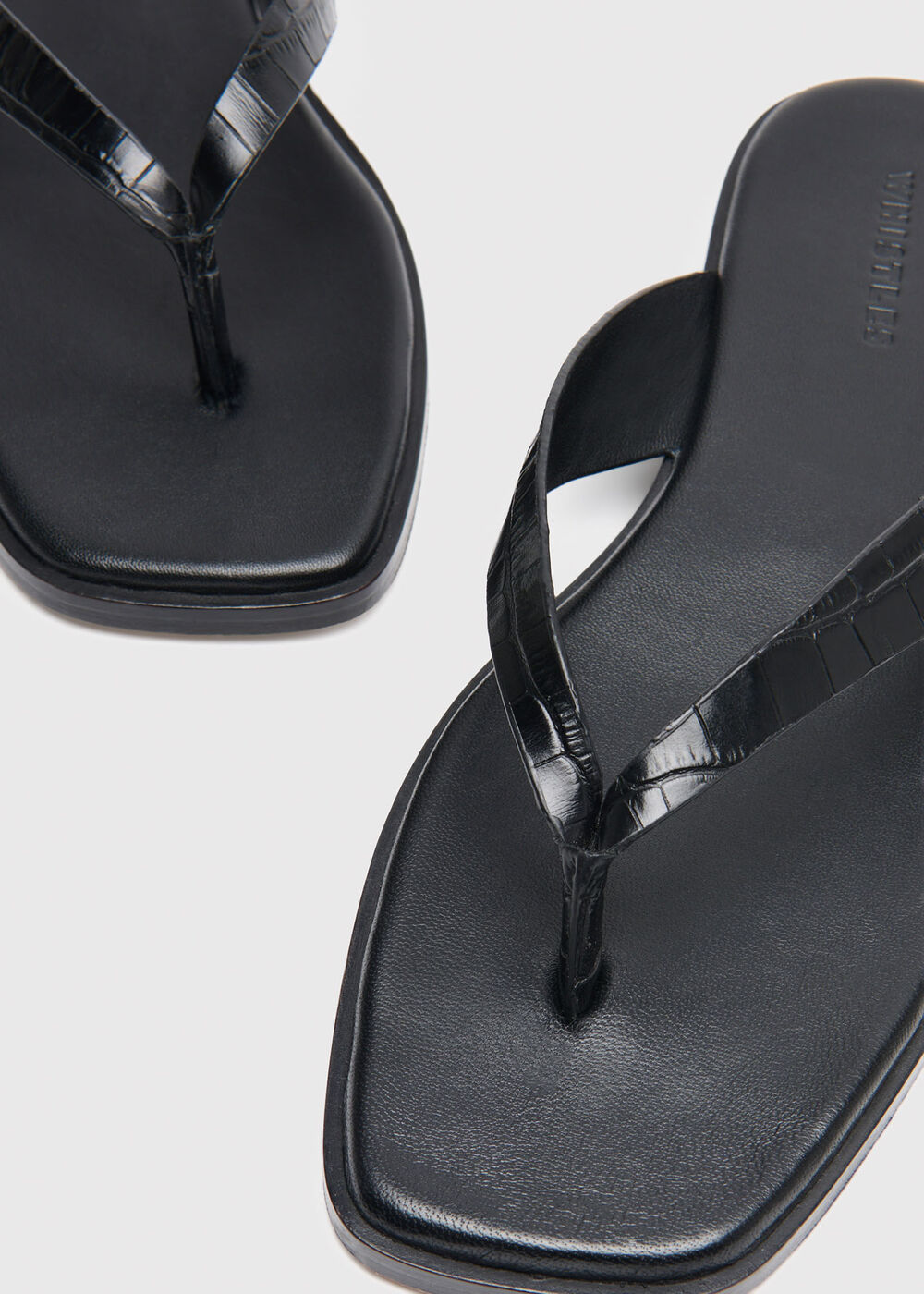 Croc Embossed Flip Flop