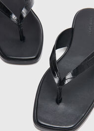 Croc Embossed Flip Flop