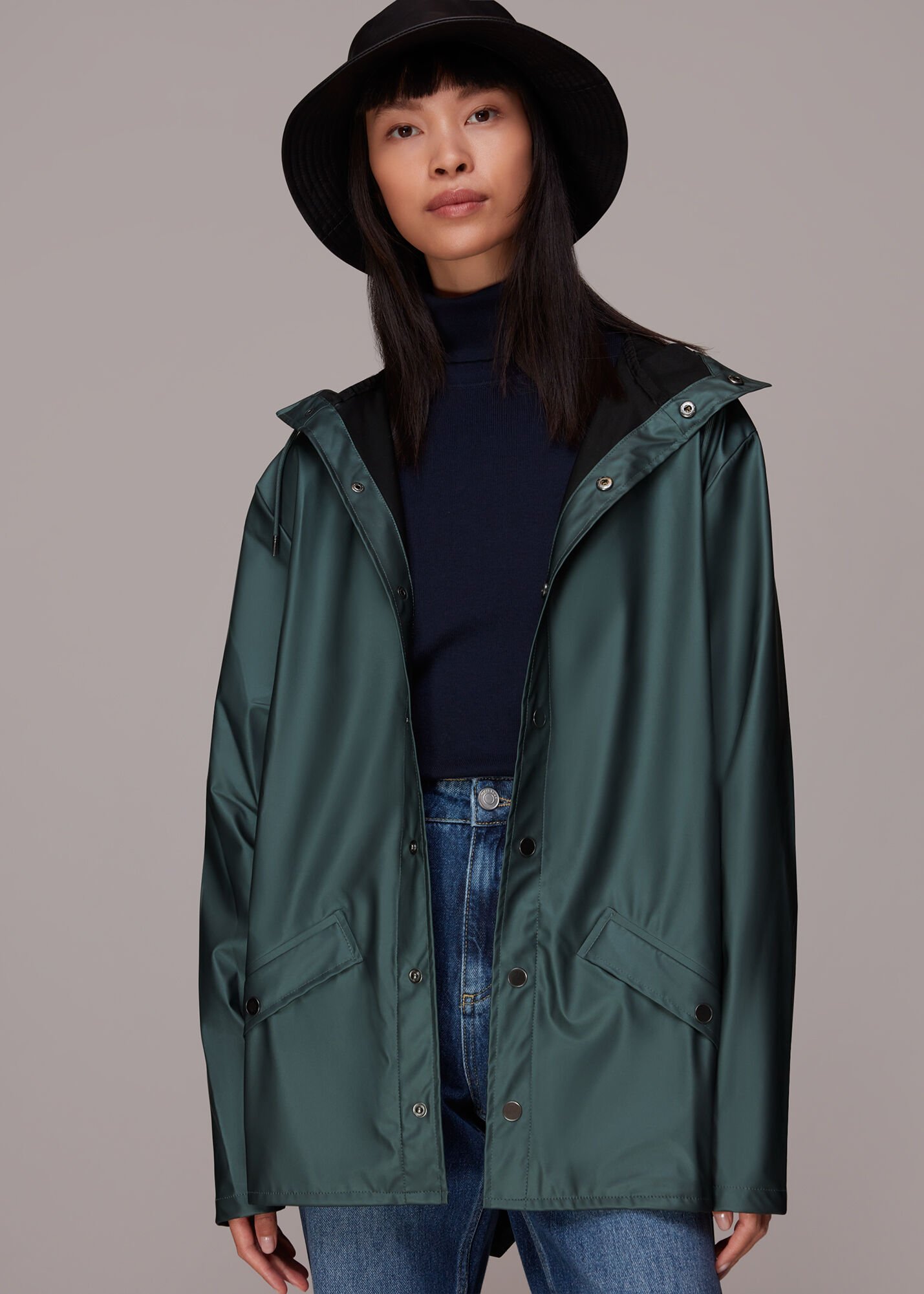 Rains Fishtail waterproof raincoat - Green